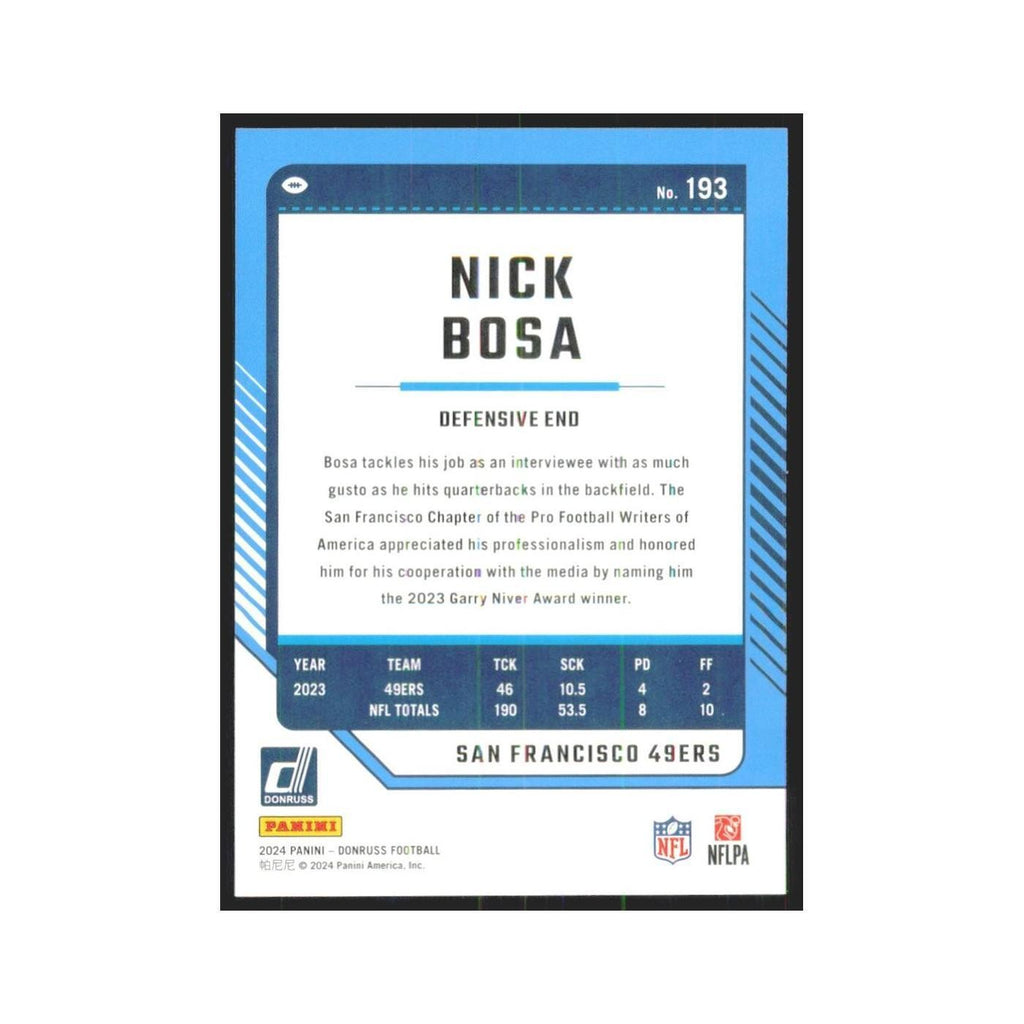 2024 Donruss Nick Bosa 49ers #193