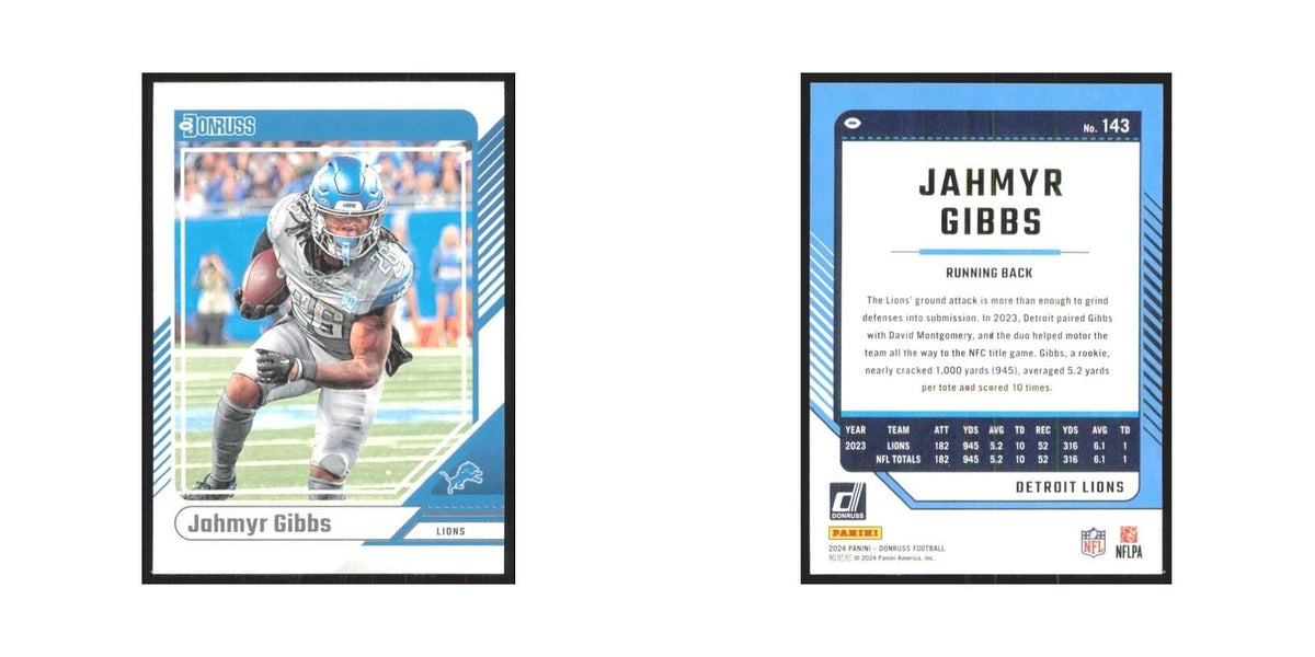 2024 Donruss Jahmyr Gibbs Lions #143