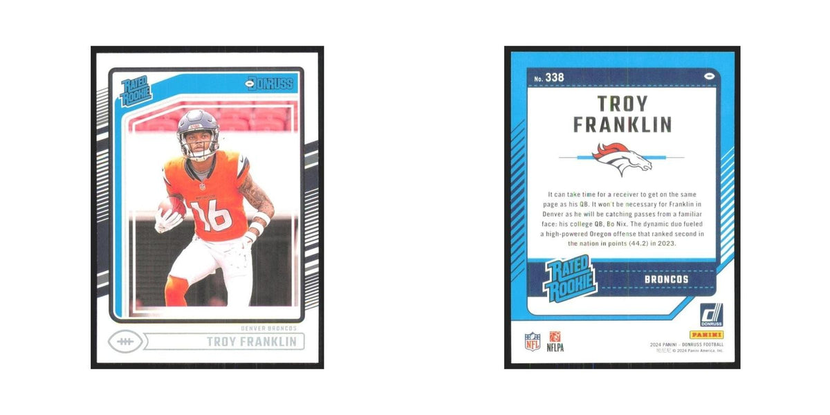2024 Donruss Troy Franklin RC Broncos #338