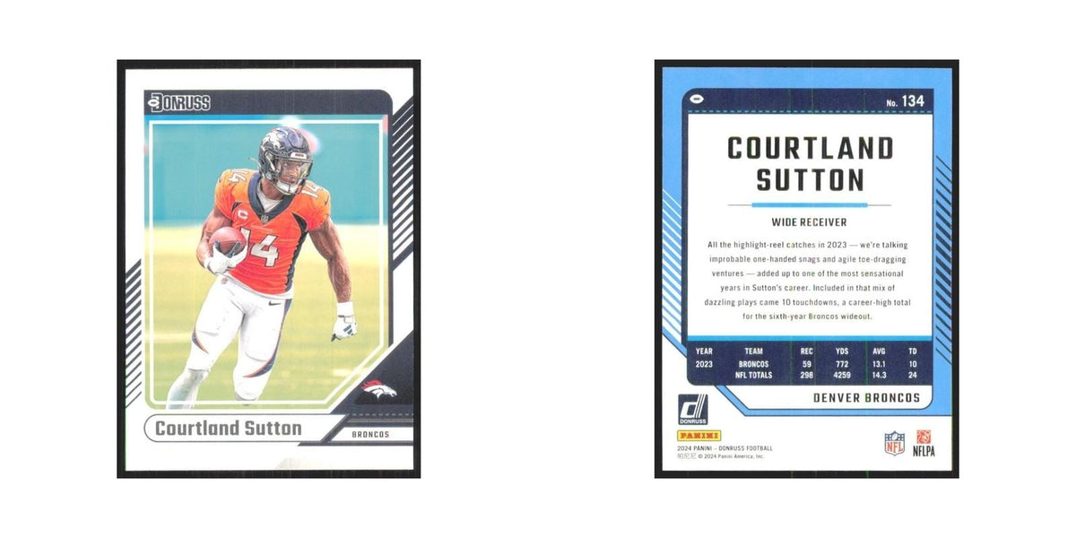 2024 Donruss Courtland Sutton Broncos #134