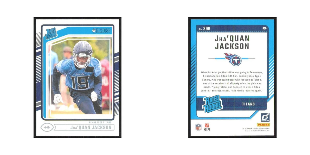2024 Donruss Jha'Quan Jackson RC Titans #396