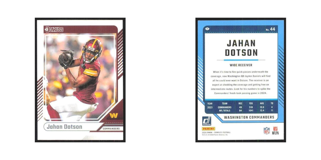 2024 Donruss Jahan Dotson Commanders #44