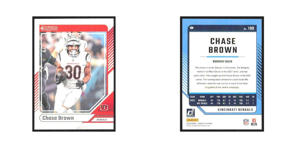 2024 Donruss Chase Brown Bengals #199