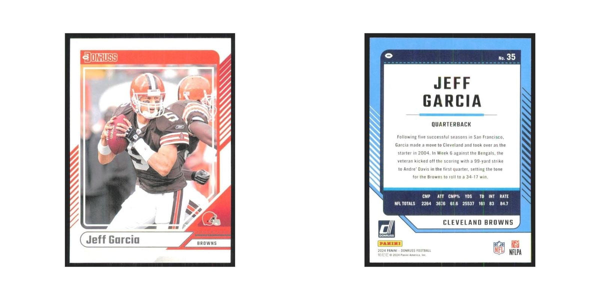 2024 Donruss Jeff Garcia Browns #35