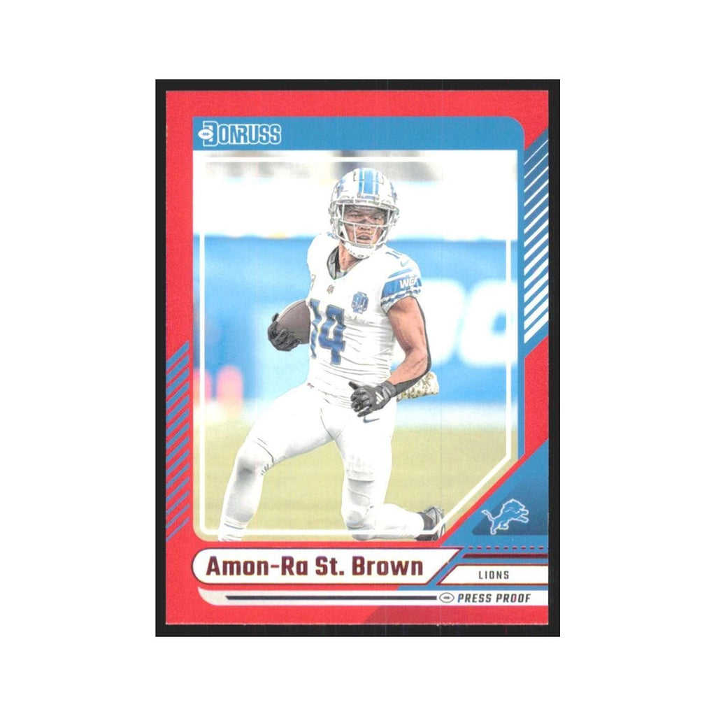 2024 Donruss Amon-Ra St. Brown Lions #139 Press Proof