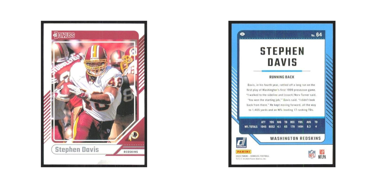 2024 Donruss Stephen Davis Redskins #64