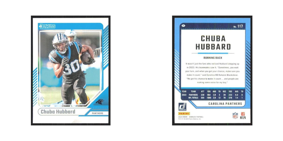 2024 Donruss Chuba Hubbard Panthers #117