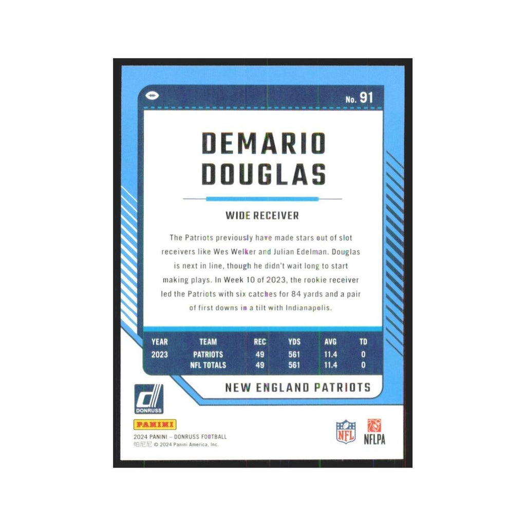 2024 Donruss Demario Douglas Patriots #91