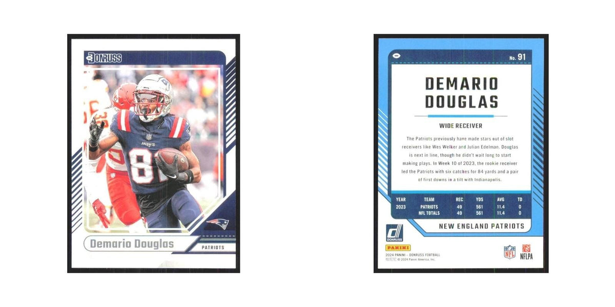 2024 Donruss Demario Douglas Patriots #91