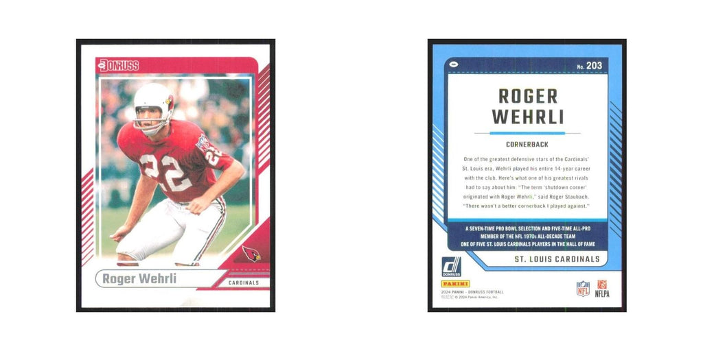 2024 Donruss Roger Wehrli Cardinals #203