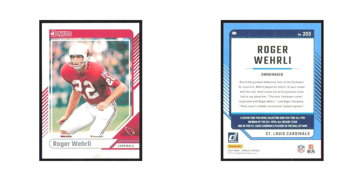 2024 Donruss Roger Wehrli Cardinals #203