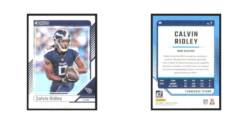 2024 Donruss Calvin Ridley Titans #7