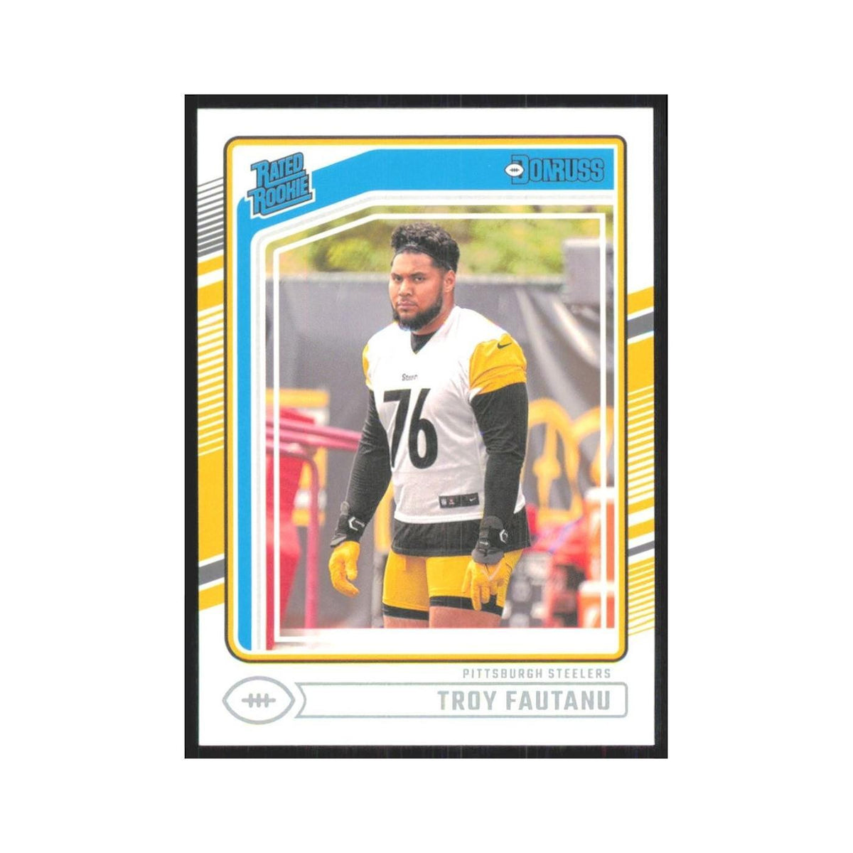 2024 Donruss Troy Fautanu RC Steelers #360