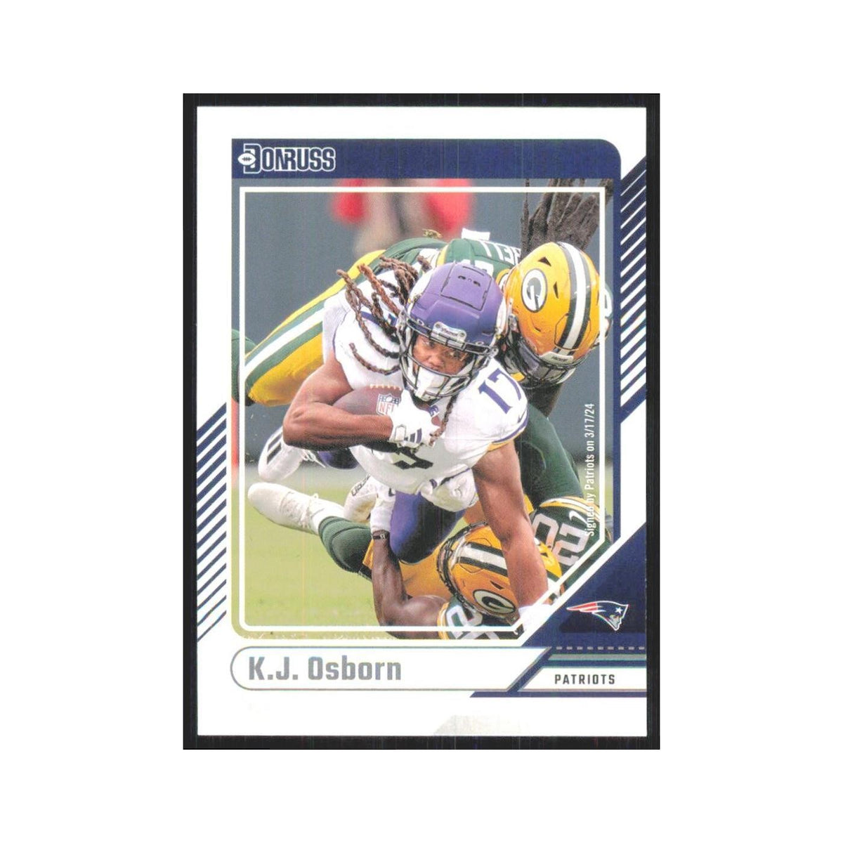 2024 Donruss K.J. Osborn Patriots #31