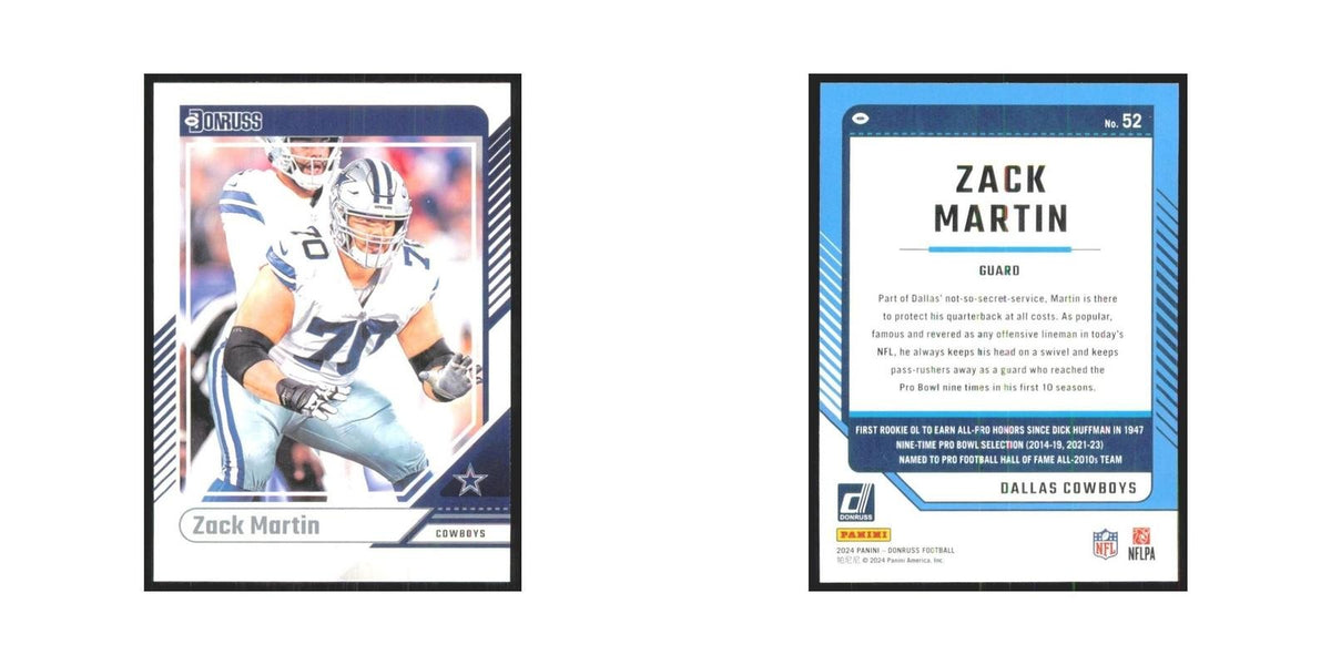 2024 Donruss Zack Martin Cowboys #52
