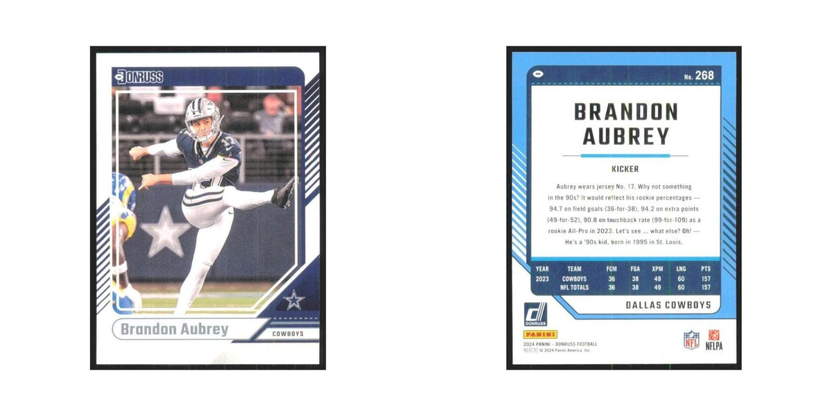 2024 Donruss Brandon Aubrey Cowboys #268