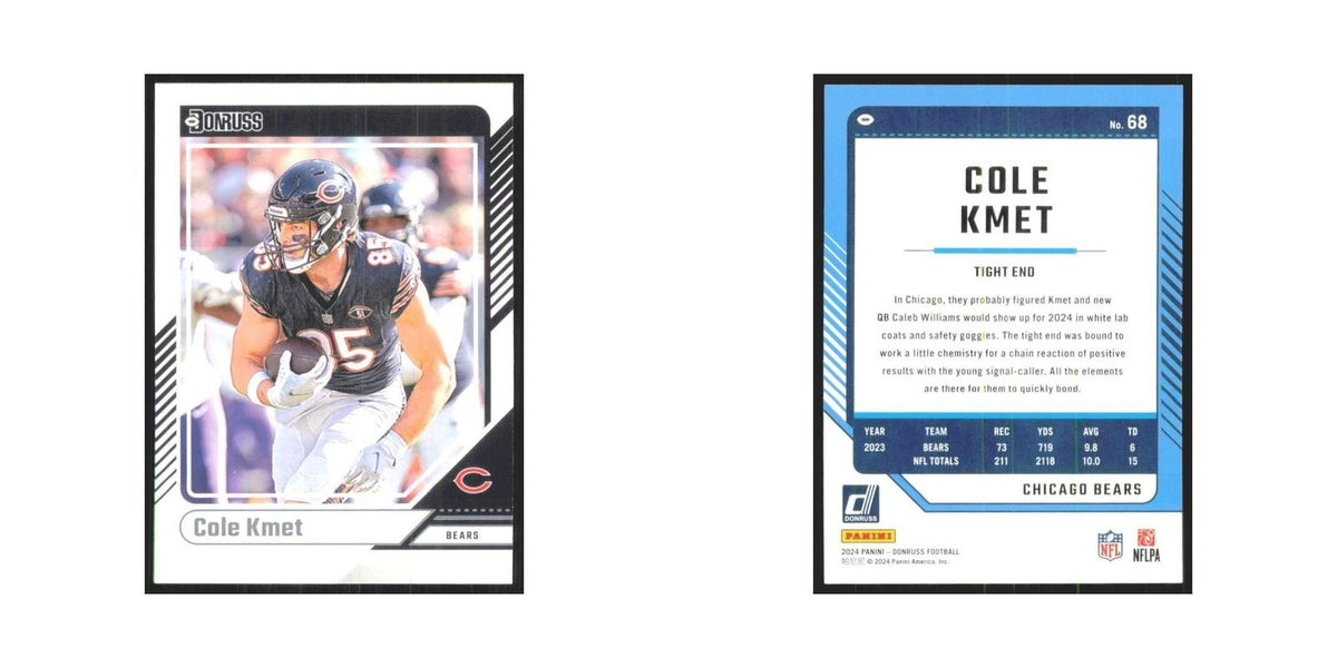 2024 Donruss Cole Kmet Bears #68