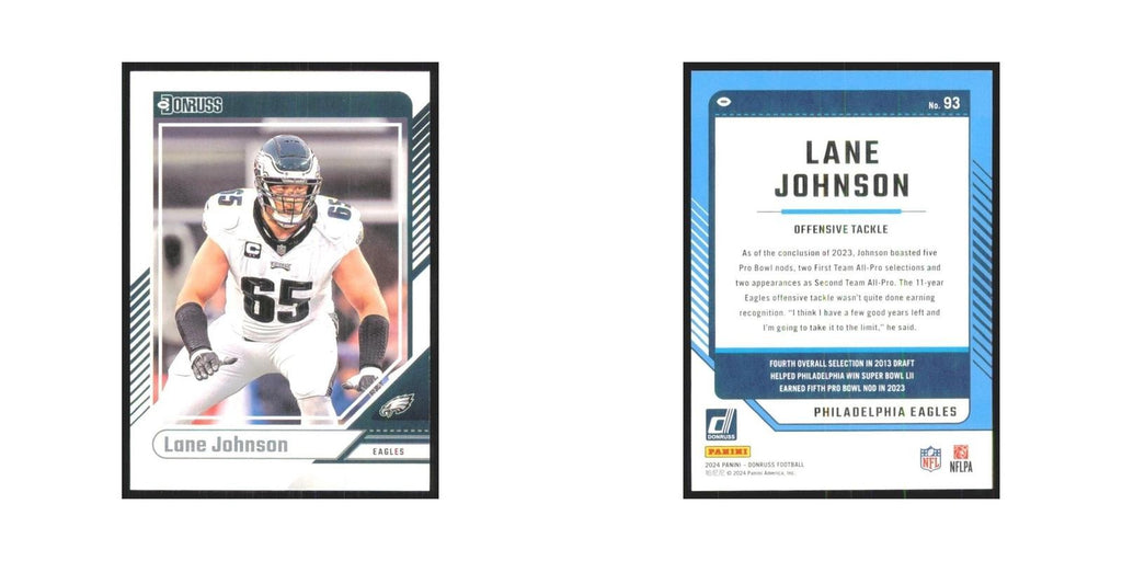 2024 Donruss Lane Johnson Eagles #93