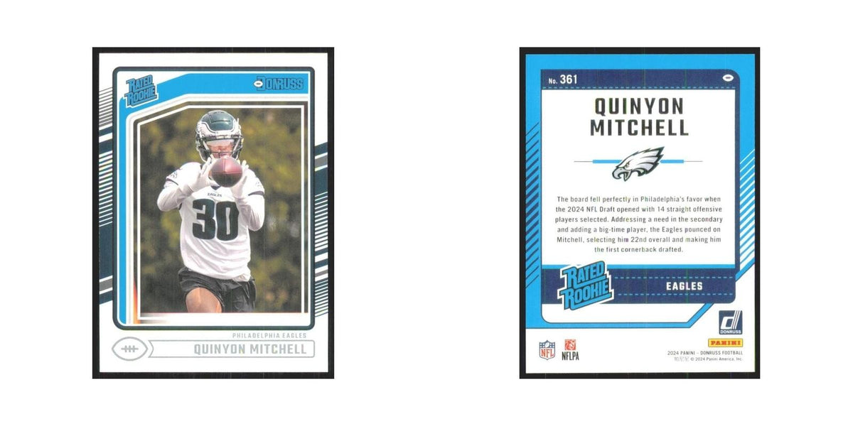 2024 Donruss Quinyon Mitchell RC Eagles #361