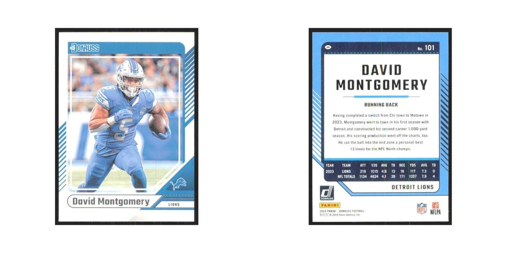 2024 Donruss David Montgomery Lions #101