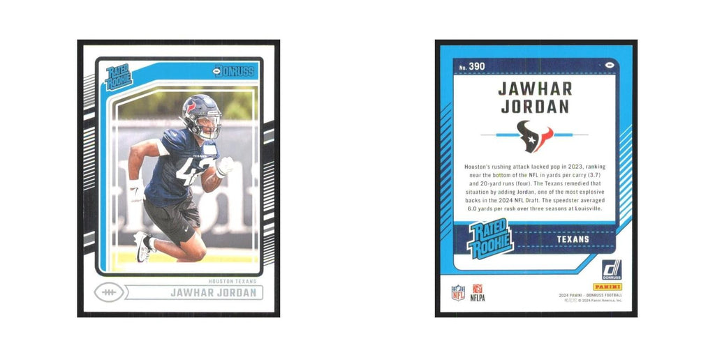 2024 Donruss Jawhar Jordan RC Texans #390