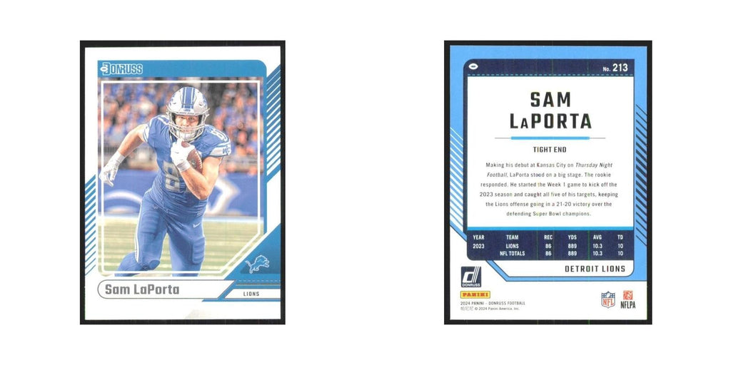 2024 Donruss Sam LaPorta Lions #213