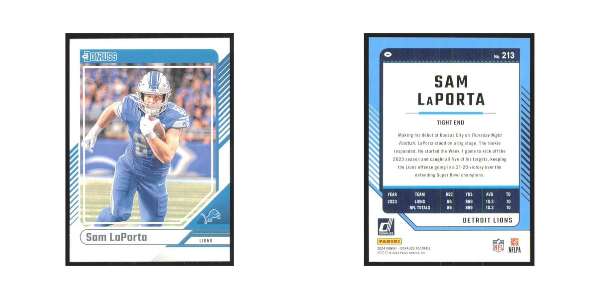 2024 Donruss Sam LaPorta Lions #213