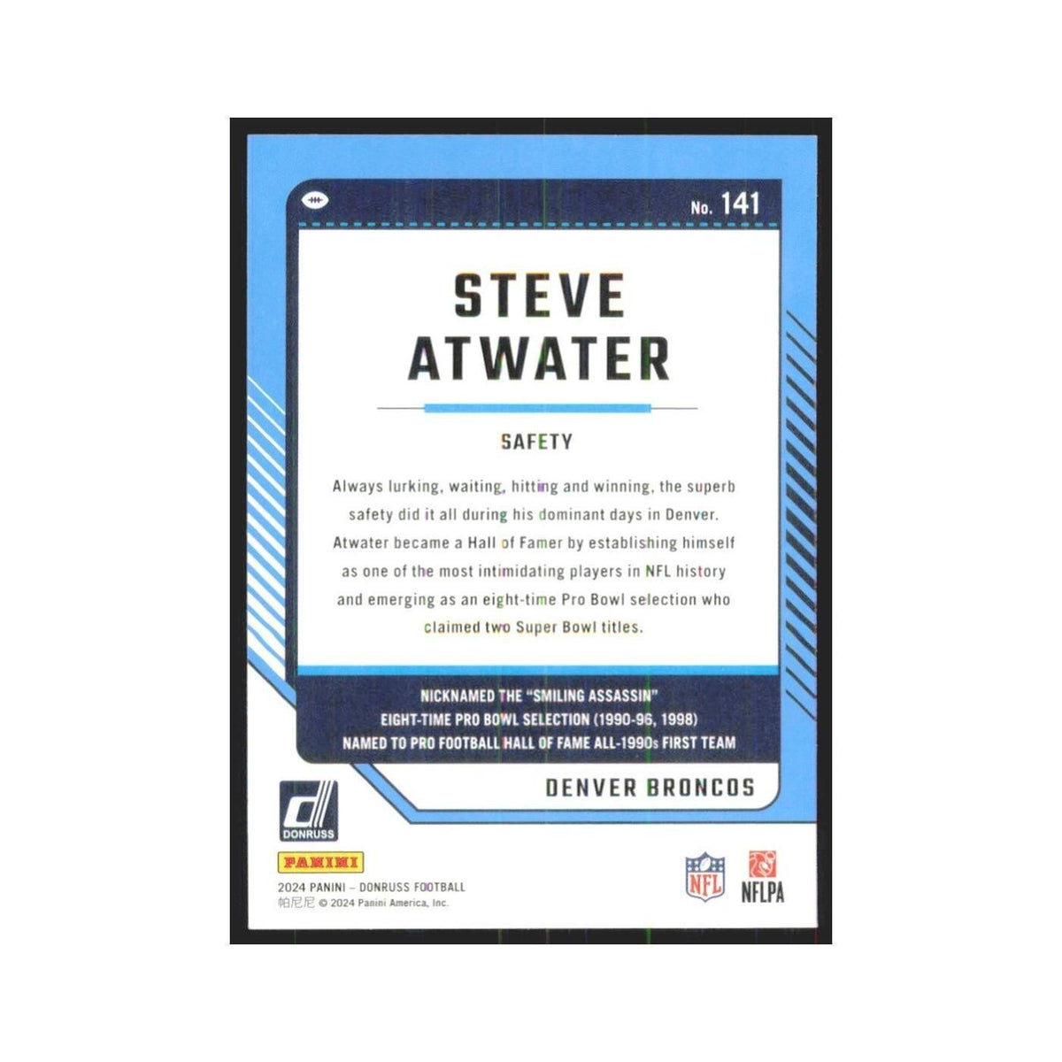 2024 Donruss Steve Atwater Broncos #141