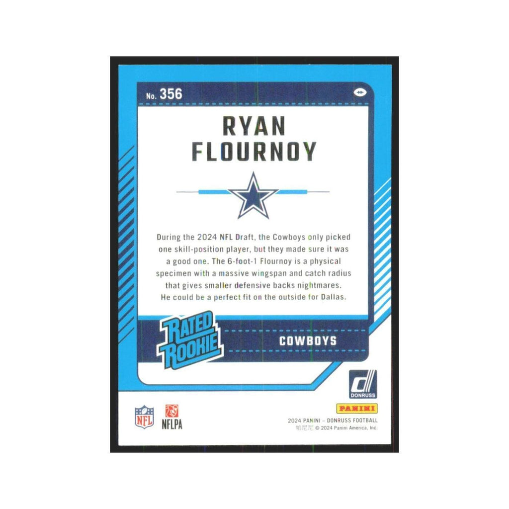 2024 Donruss Ryan Flournoy RC Cowboys #356