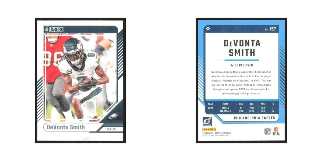 2024 Donruss DeVonta Smith Eagles #157