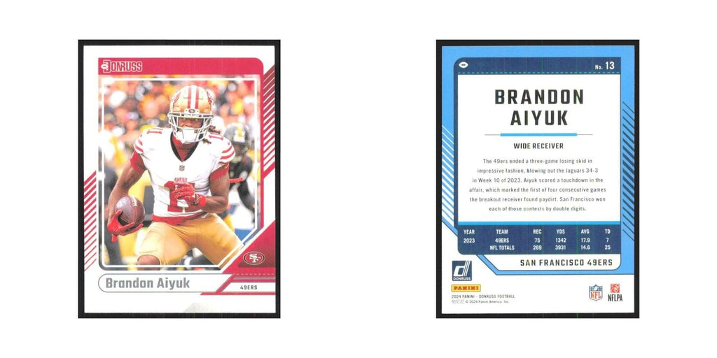 2024 Donruss Brandon Aiyuk 49ers #13