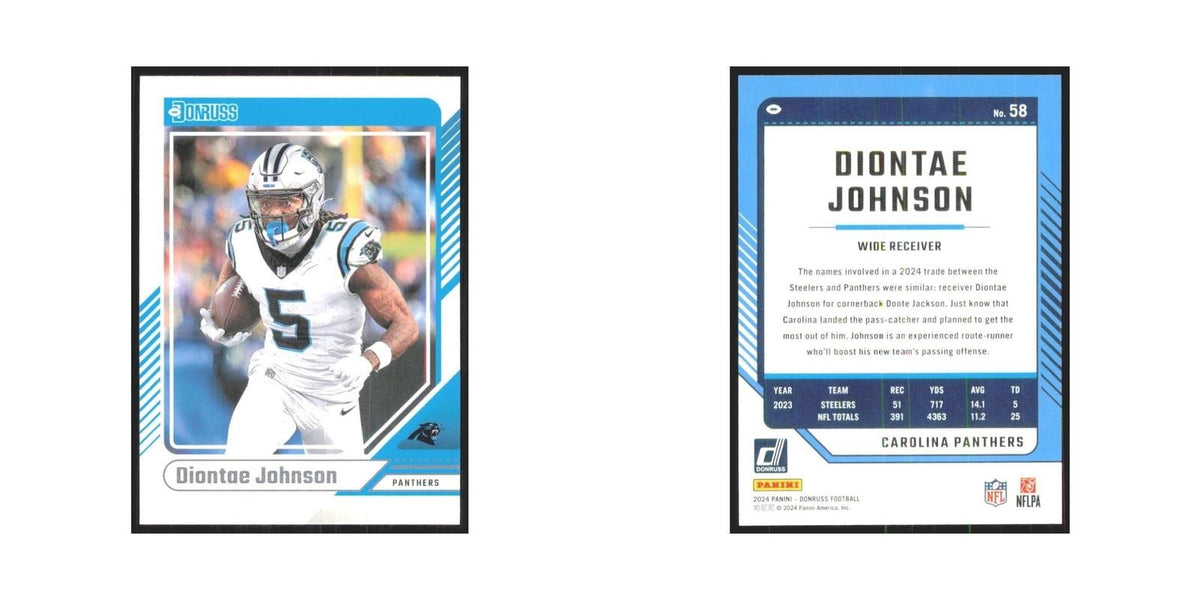 2024 Donruss Diontae Johnson Panthers #58