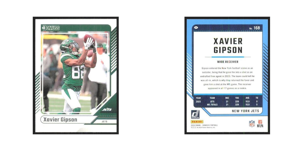 2024 Donruss Xavier Gipson Jets #168