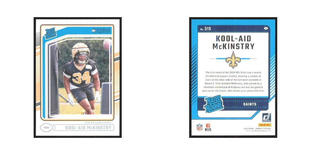 2024 Donruss Kool-Aid McKinstry RC Saints #315