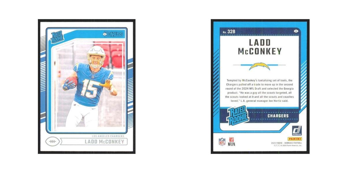 2024 Donruss Ladd McConkey RC Chargers #328