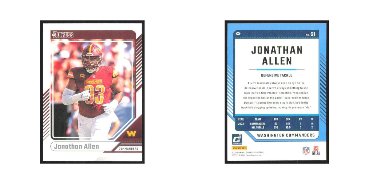 2024 Donruss Jonathan Allen Commanders #61