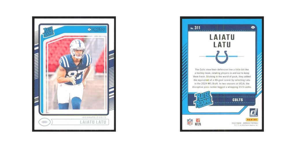 2024 Donruss Laiatu Latu RC Colts #311