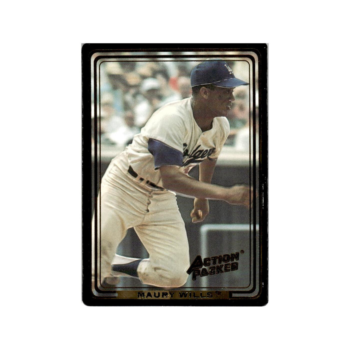Maury Wills 1992 Action Packed All-Star Gallery #47 Los Angeles Dodgers NM