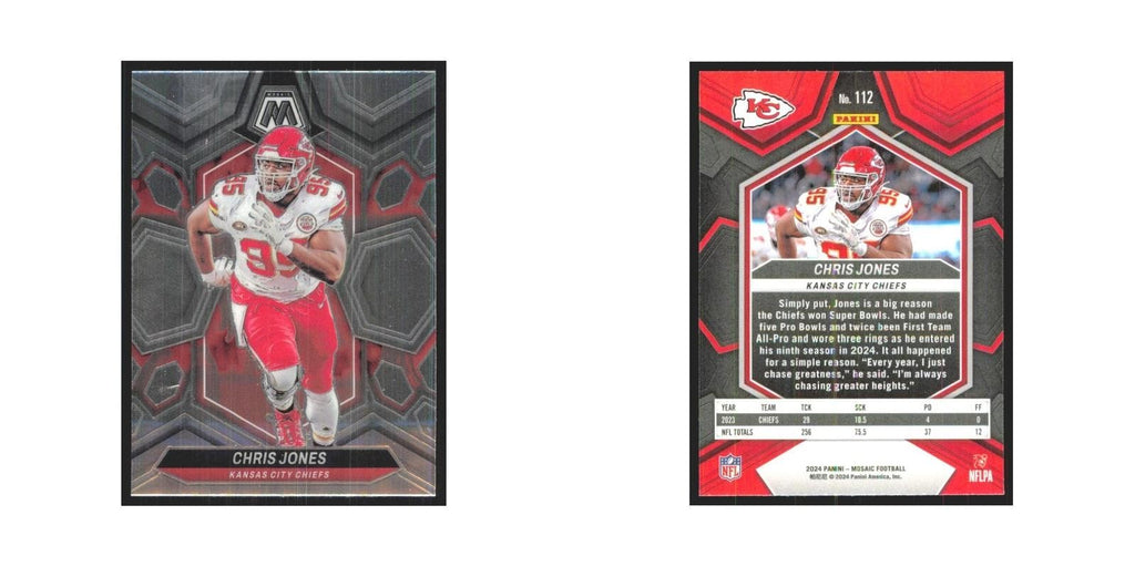 2024 Mosaic Chris Jones Chiefs #112