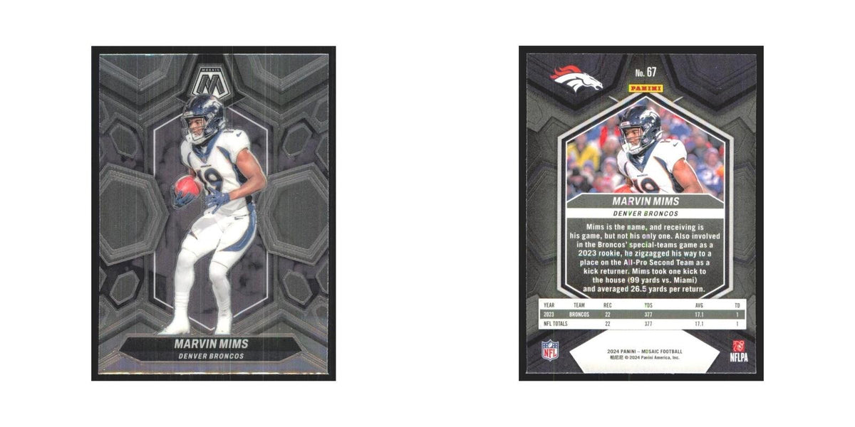 2023 Mosaic Marvin Mims Broncos #67