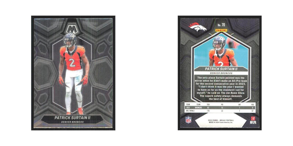 2024 Mosaic Patrick Surtain II Broncos #70