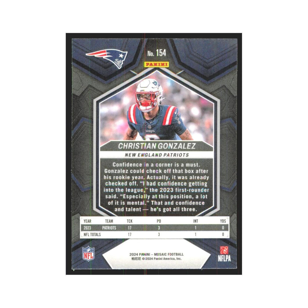 2024 Mosaic Christian Gonzalez Broncos #154