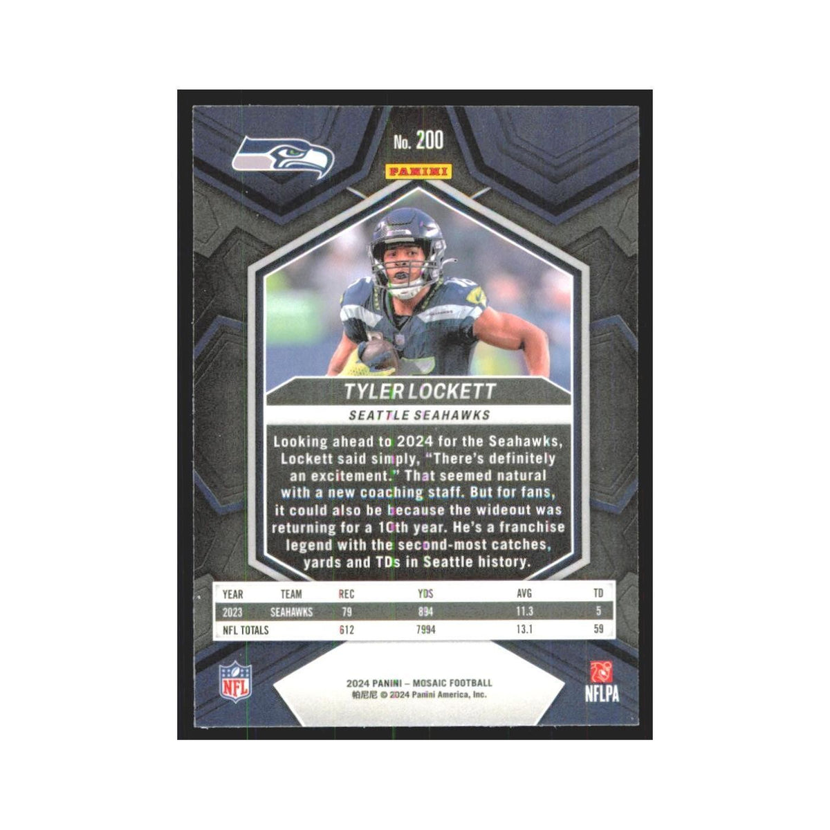 2024 Mosaic Tyler Lockett Seahawks #200