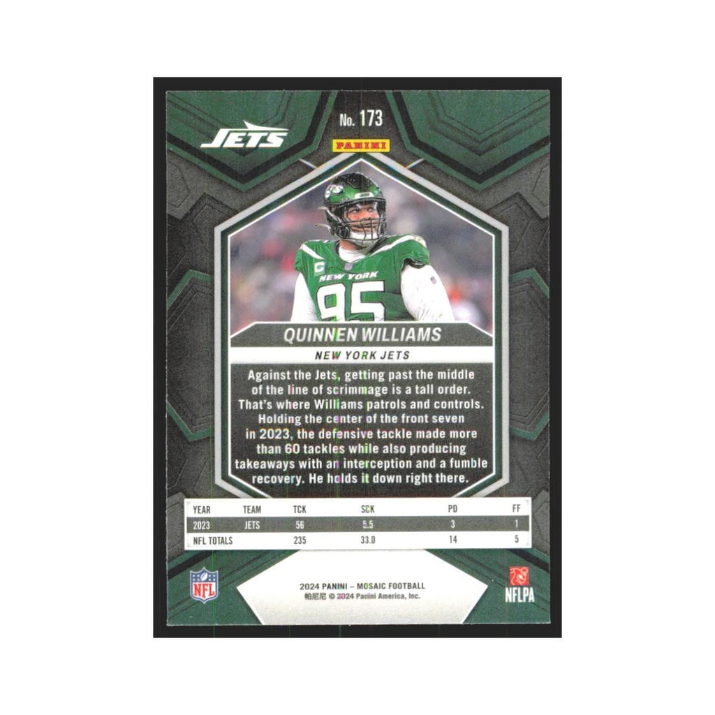 2024 Mosaic Quinnen Williams Jets #173