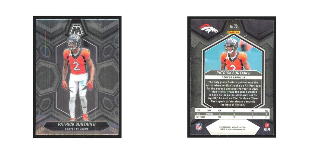 2024 Mosaic Patrick Surtain II Broncos #70