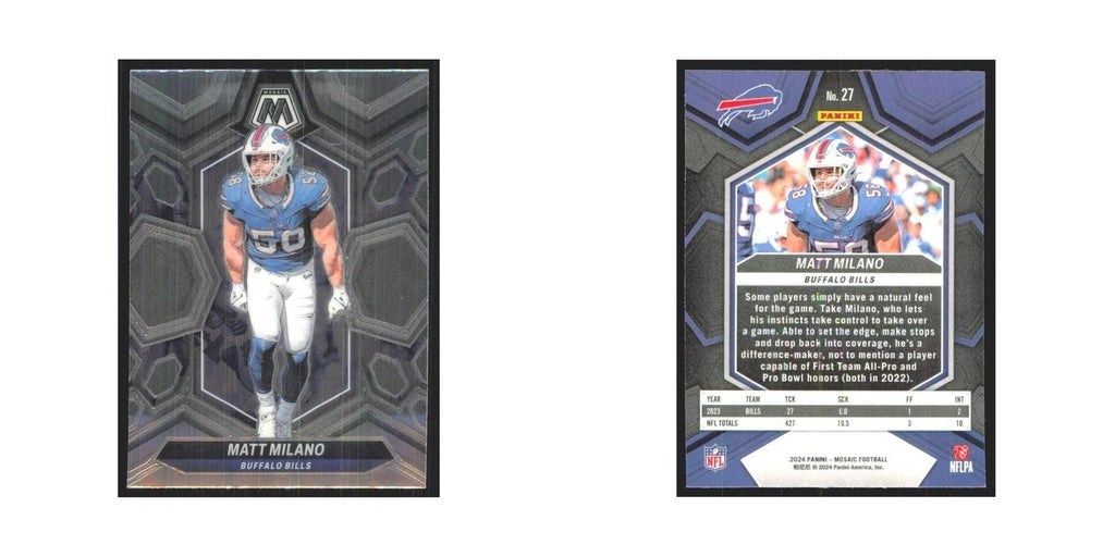 2024 Mosaic Matt Milano Bills #27