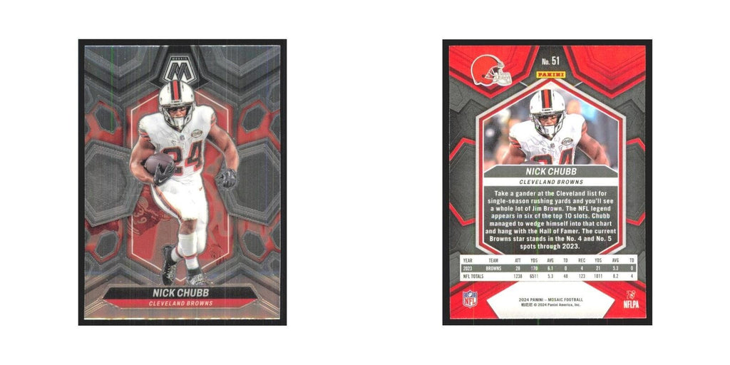 2024 Mosaic Nick Chubb Browns #51
