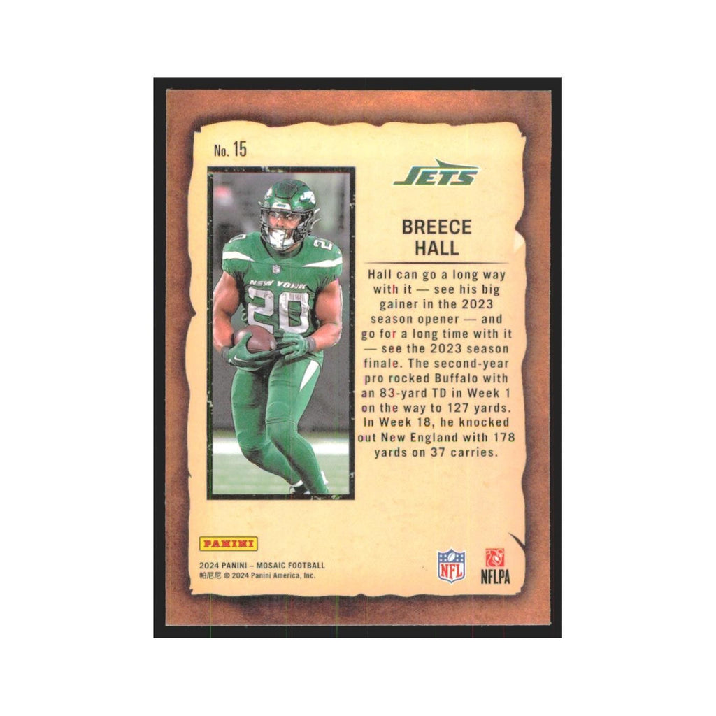 2024 Mosaic Breece Hall Jets #15