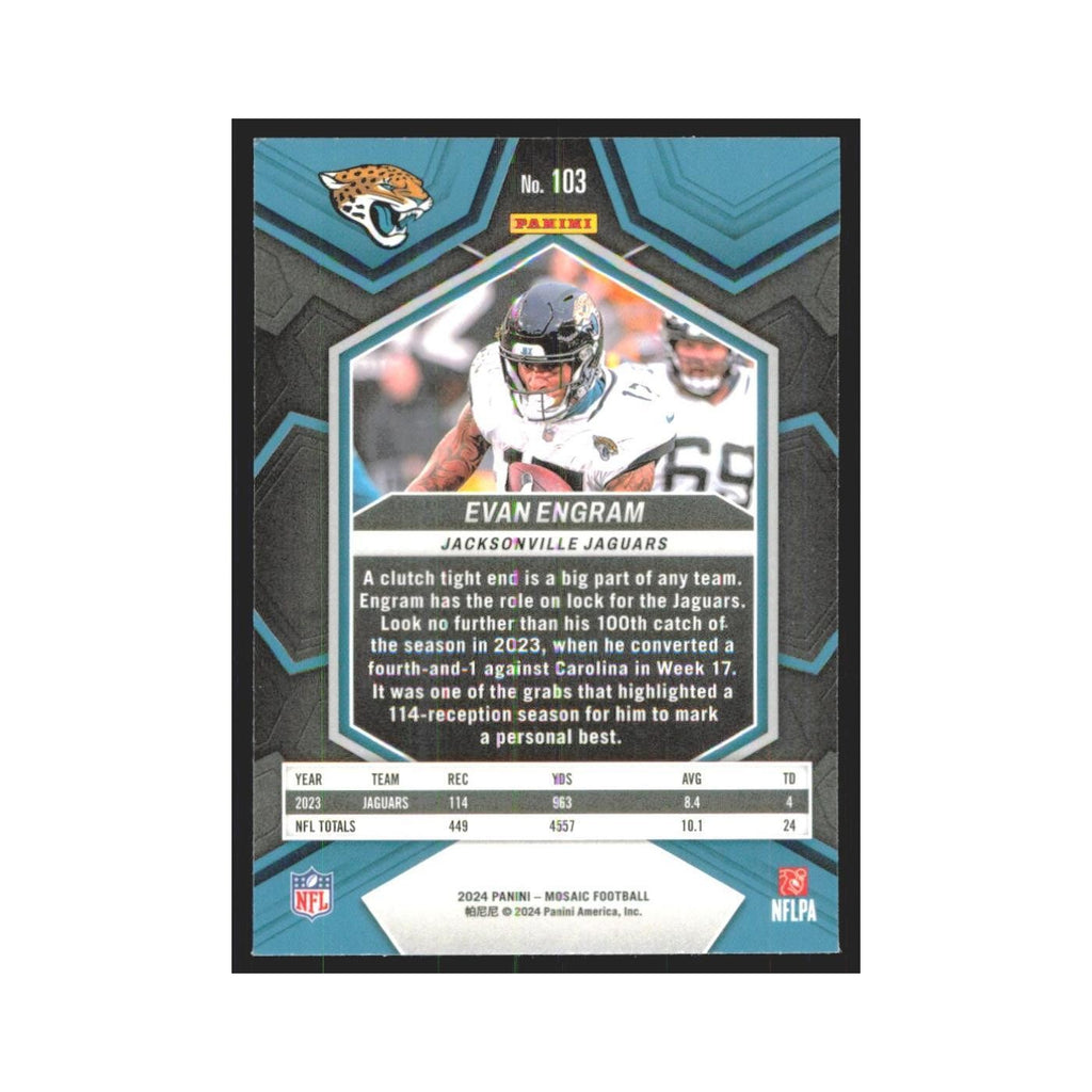 2024 Mosaic Evan Engram Jaguars #103