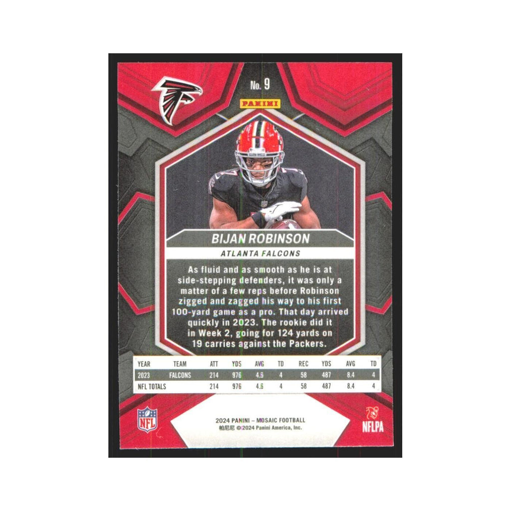 2023 Mosaic Bijan Robinson Falcons #9